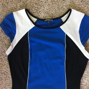 M Express color block dress